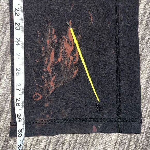 Danskin Now Womens Medium Athletic YOGA‎ Goth Pants Black Drawstring Grunge - Picture 4 of 5